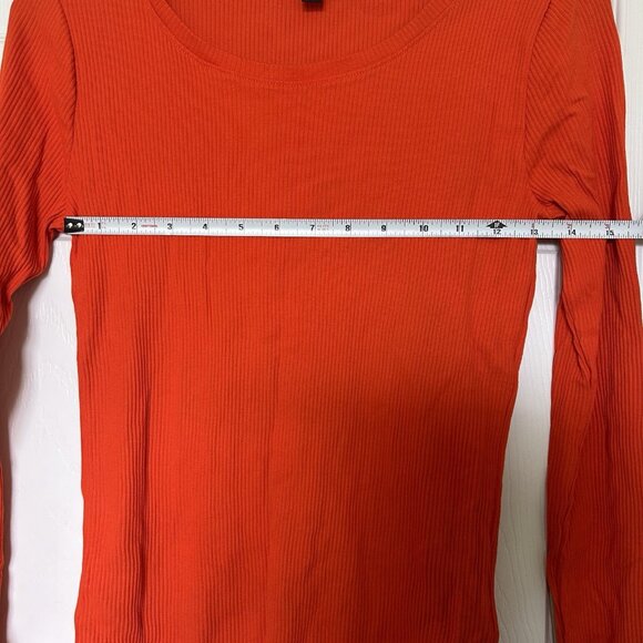 J Crew Lightweight Orange Sweater Small - Picture 4 of 5